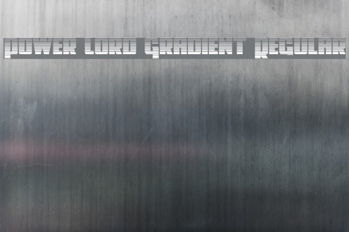 Power Lord Gradient Regular Example 1