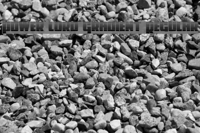 Power Lord Gradient Regular Font examples