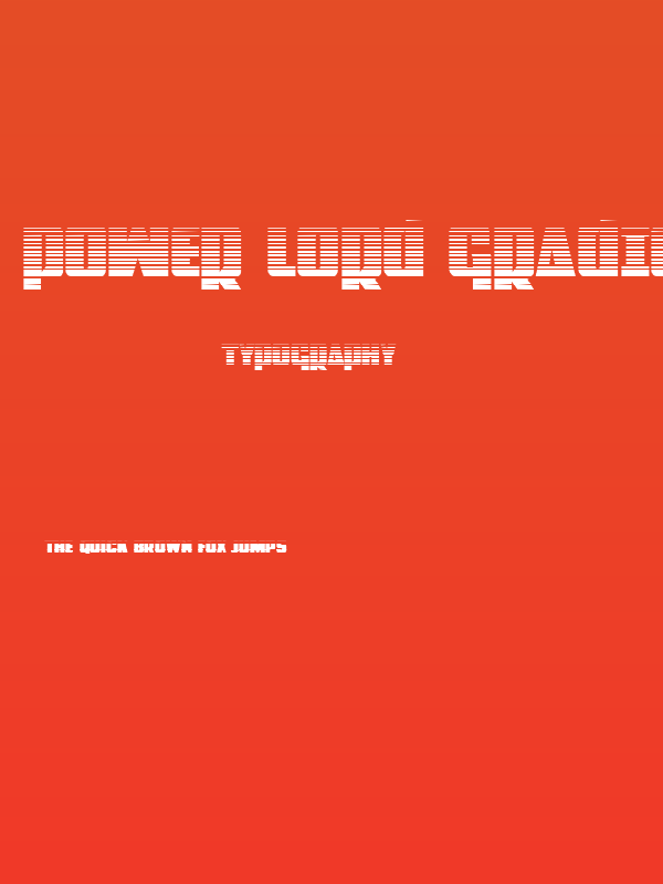 Power Lord Gradient Regular Poster