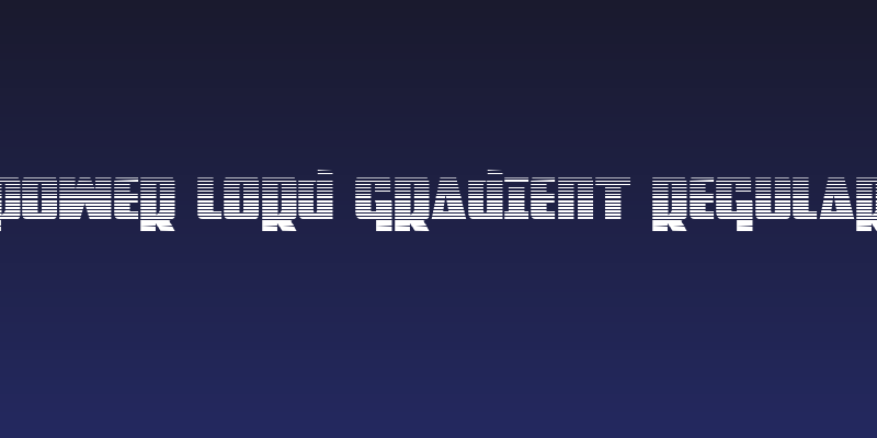 Power Lord Gradient Regular Social Header