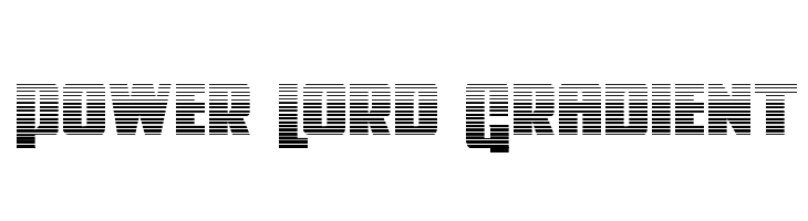 Power Lord Gradient  Frei Schriftart Herunterladen