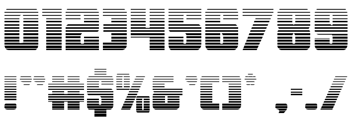 Power Lord Gradient Font OTHER CHARS