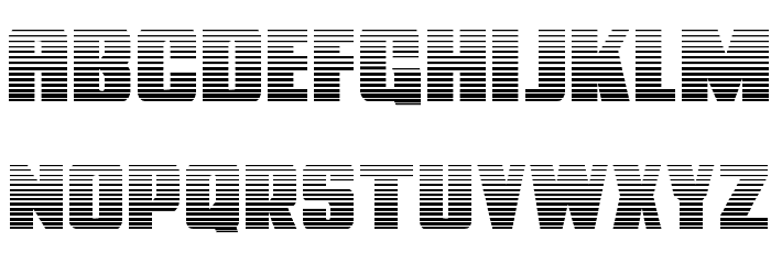 Power Lord Gradient Font LOWERCASE