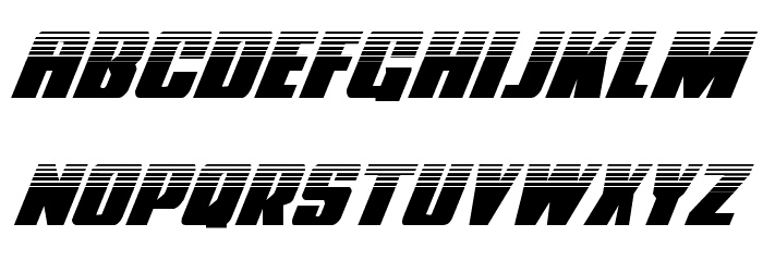 Power Lord Halftone Italic Font LOWERCASE