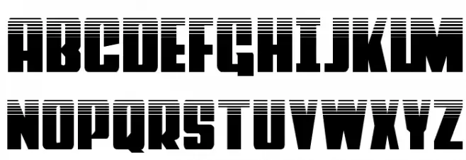 Power Lord Halftone Font Litere mari