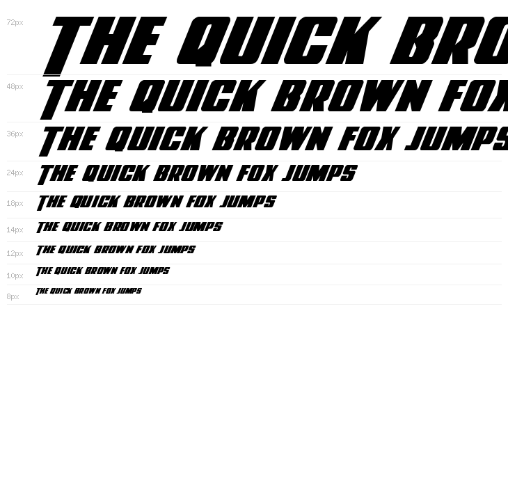 Power Lord Italic Waterfall