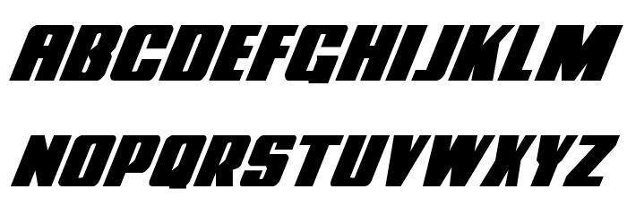 Power Lord Italic Font LOWERCASE