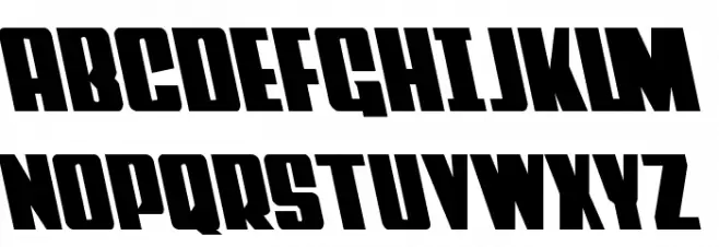 Power Lord Leftalic Шрифта ВЕРХНИЙ