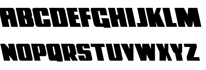 Power Lord Leftalic Font LOWERCASE