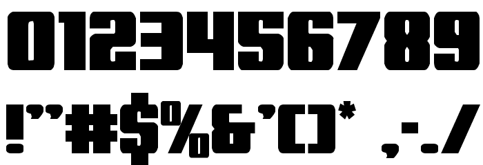 Power Lord Regular Font OTHER CHARS