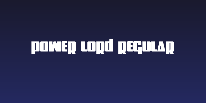 Power Lord Regular Social Header