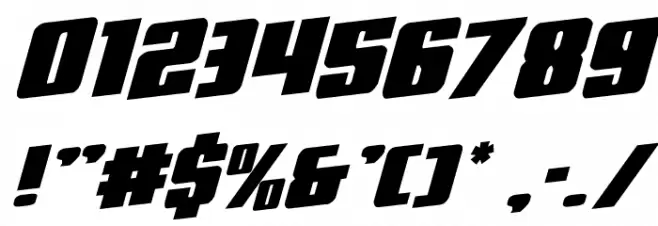 Power Lord Rotalic Font OTHER CHARS