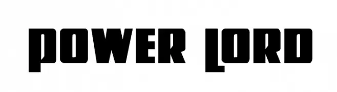 Power Lord  フリーフォントのダウンロード
