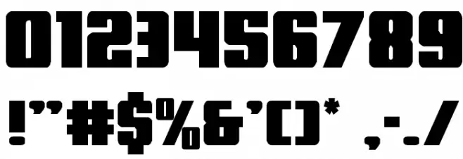 Power Lord Font OTHER CHARS