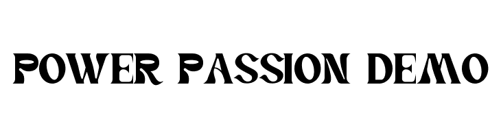 Power Passion Demo  नि: शुल्क फ़ॉन्ट्स डाउनलोड
