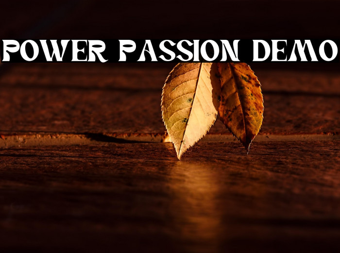 Power Passion Demo Example 3
