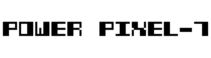 Power Pixel-7  Descarca Fonturi Gratis