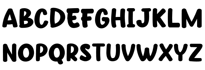 Power Punchy Font LOWERCASE