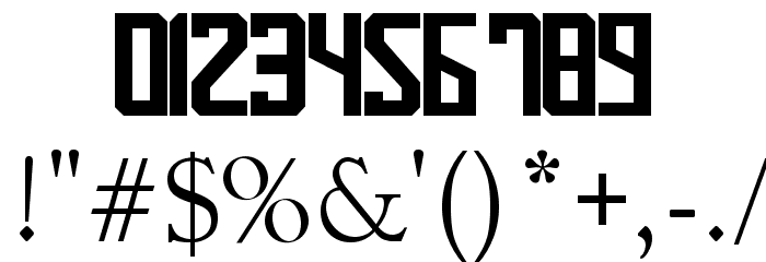 Power Rangers 2019 Font OTHER CHARS