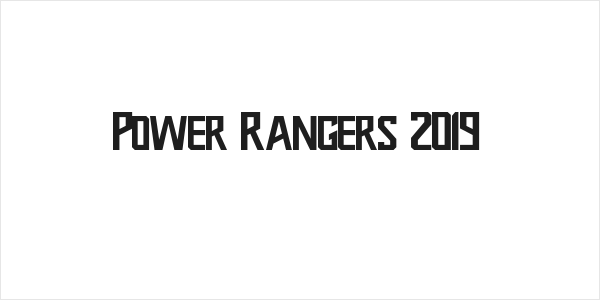 Power Rangers 2019 Logo
