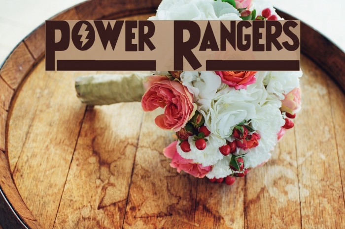 Power Rangers Font examples