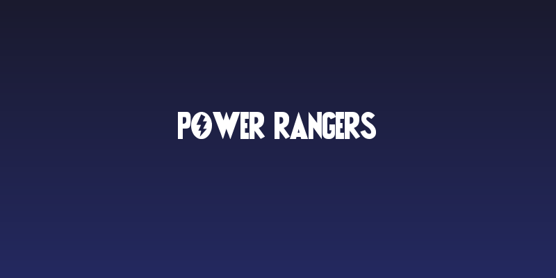 Power Rangers Social Header
