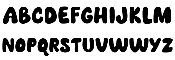 Power Smurf Font Litere mici