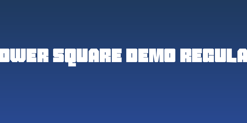 Power Square DEMO Regular Social Header