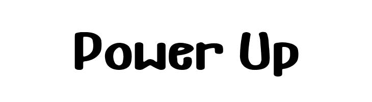Power Up  Frei Schriftart Herunterladen