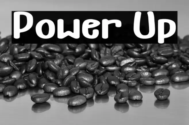 Power Up Font examples