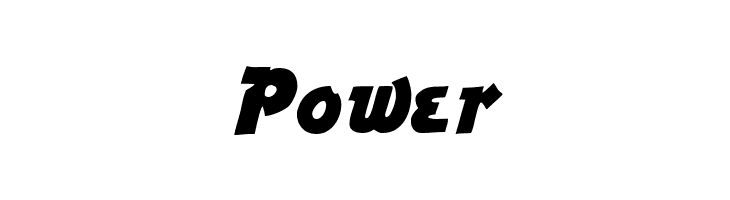 Power  font caratteri gratis