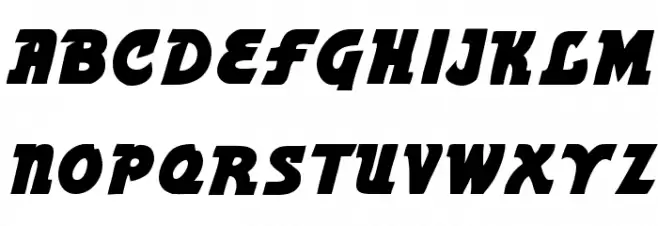 Power Шрифта ВЕРХНИЙ