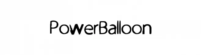PowerBalloon  les polices de caractères gratuit tlcharger