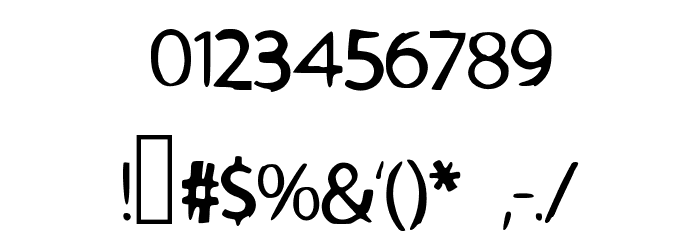 PowerBalloon Font OTHER CHARS