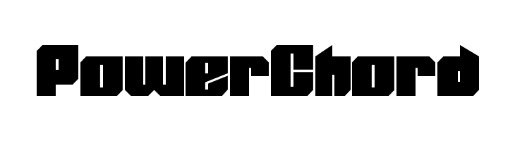 PowerChord  Fuentes Gratis Descargar