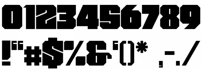 PowerChord Font OTHER CHARS