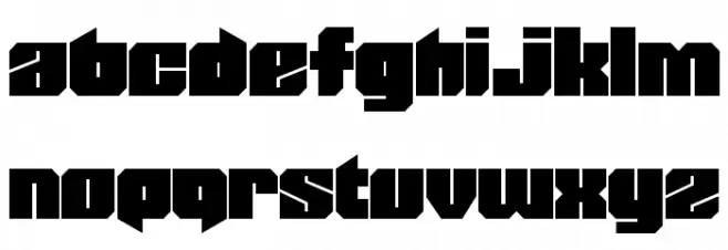 PowerChord Шрифта строчной