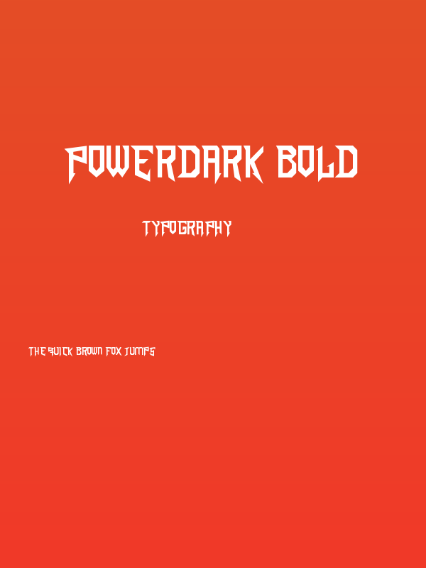 PowerDark Bold Poster