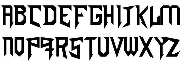 PowerDark Bold Font LOWERCASE