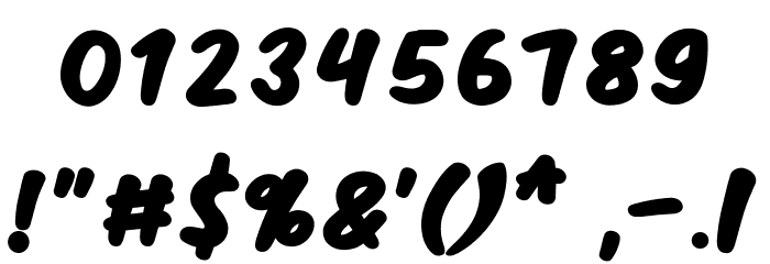 PowerSmash Font OTHER CHARS