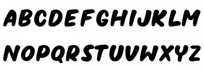 PowerSmash Font LOWERCASE