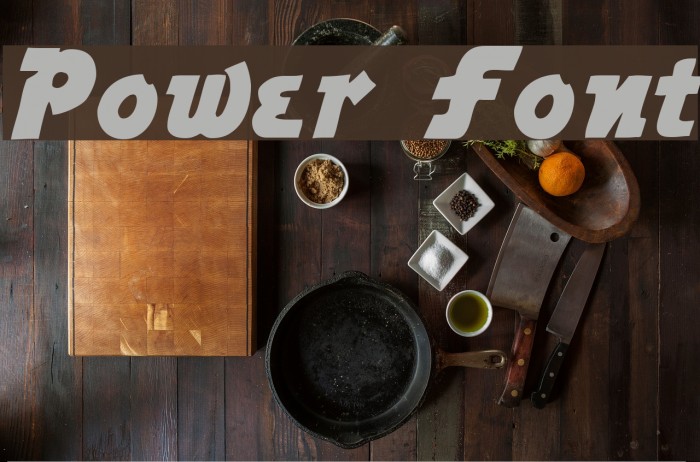 Power Font examples