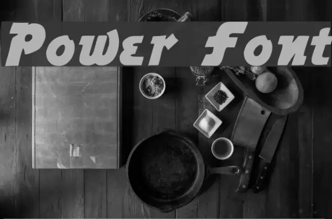 Power Font examples