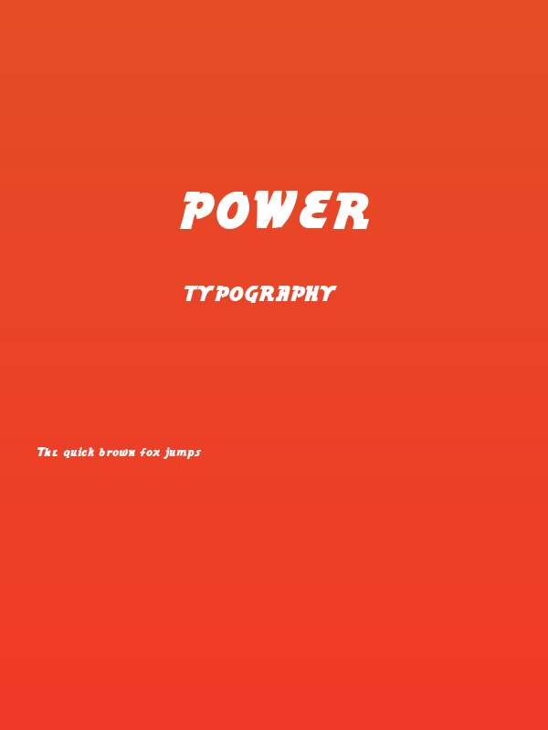 Power Poster