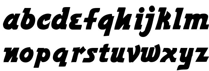 Power Font LOWERCASE