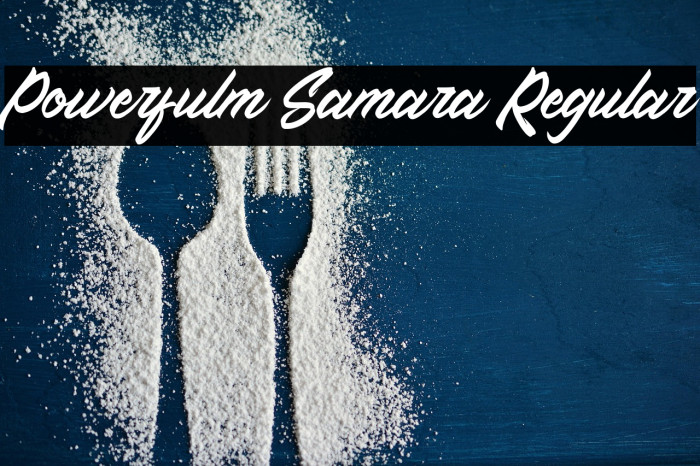 Powerfulm Samara Regular Example 2