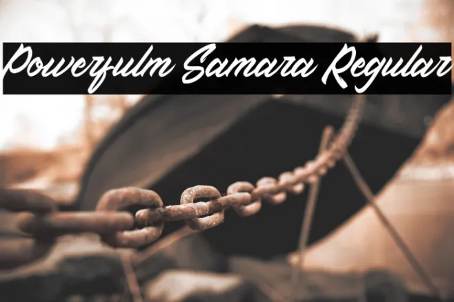 Powerfulm Samara Regular Example 3