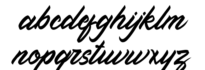Powerfulm Samara Regular Font LOWERCASE