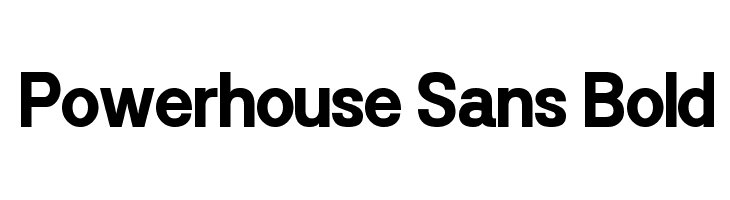 Powerhouse Sans Bold  नि: शुल्क फ़ॉन्ट्स डाउनलोड