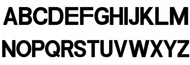 Powerhouse Sans Bold Schriftart Groß